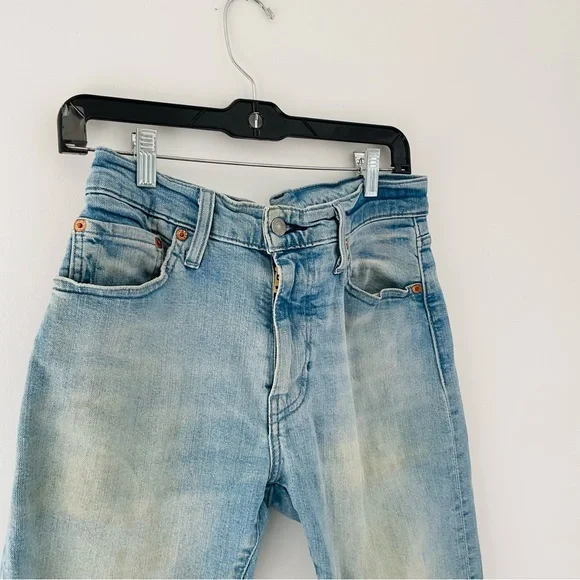 Classic Levi’s Light Blue Jeans Ankle Boyfriend Jeans W30 L30 - Picture 6 of 10